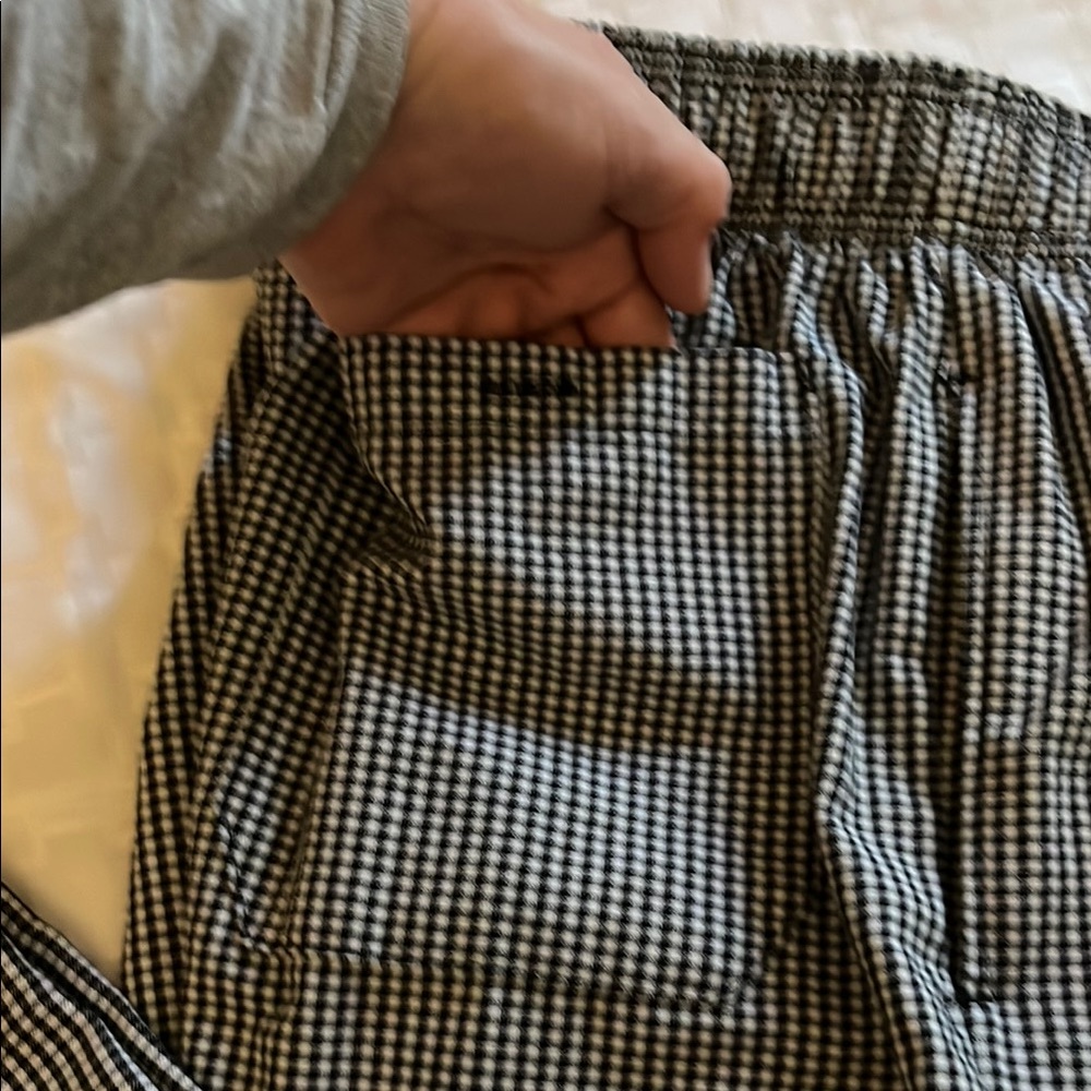 Black/white checkered chef pants - Picture 6 of 8